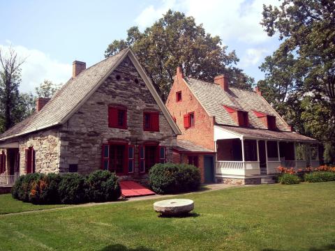 Exterior View of Bronck Museum, Coxsackie, NY