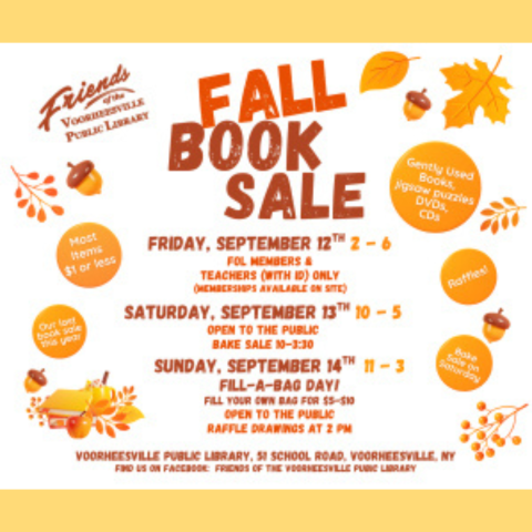 Friends of the Voorheesville Public Library's Fall Book Sale