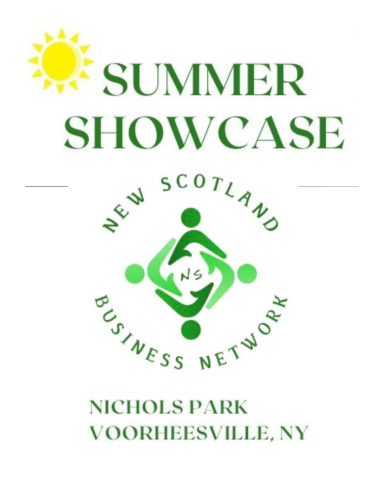 Sun shining next to the words Summer Showcase