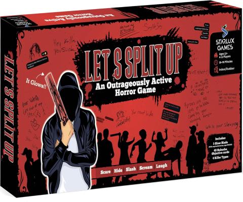 photo of the Let's Split Up party game box