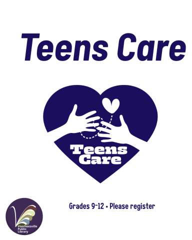 Teens Care heart logo with hands reaching out