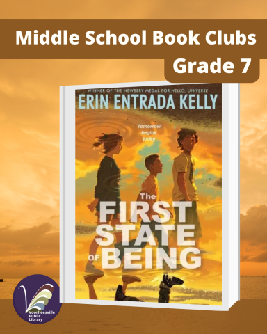 Book cover with three teens walking during golden hour.
