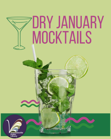 Green mocktail sets off the Dry January Mocktails program
