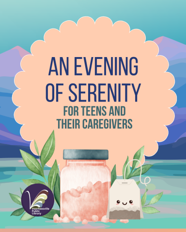 an evening of serenity  with salt scrub jar and cute anime tea bag