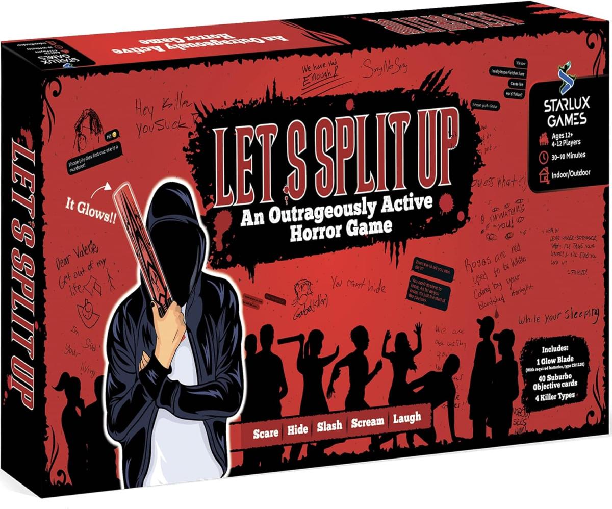 photo of the Let's Split Up party game box